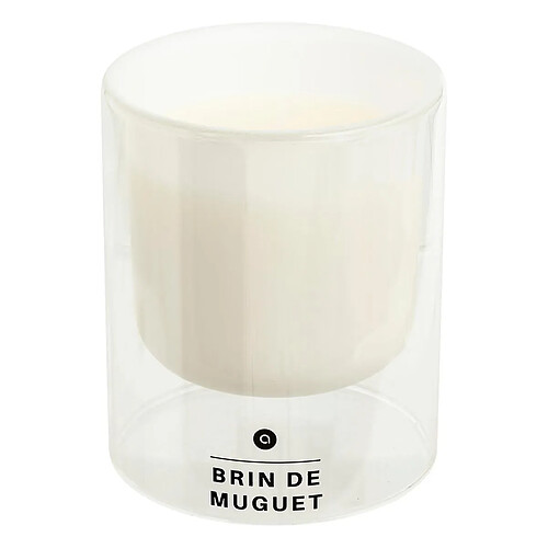 Atmosphera Bougie Parfumée en Verre Ilan 220g Brin de Muguet