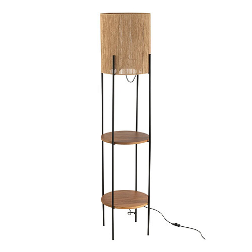 Paris prix Lampadaire bois manguier - Beige