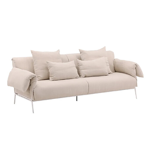 Paris prix Canapé droit 4 places Ockero - Beige