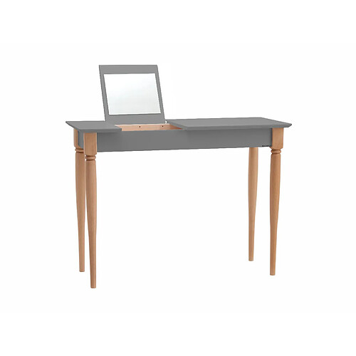 Ragaba Coiffeuse de chambre avec miroir - Gris foncé