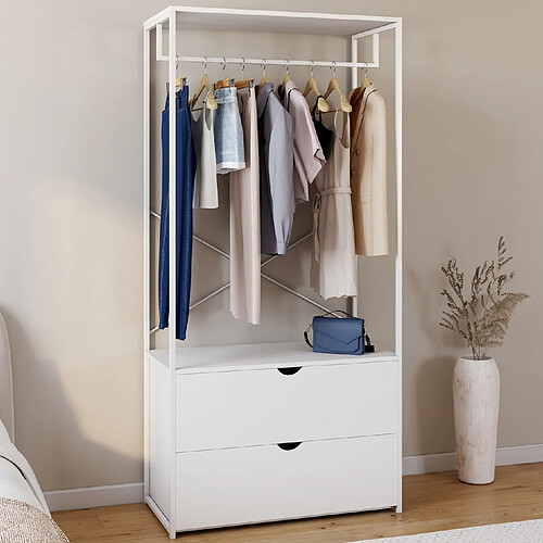 Idmarket DRESSING BROOKLYN 2 TIR BLANC