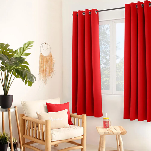 enjoy Rideau Thermique Thermos 140x180cm Rouge