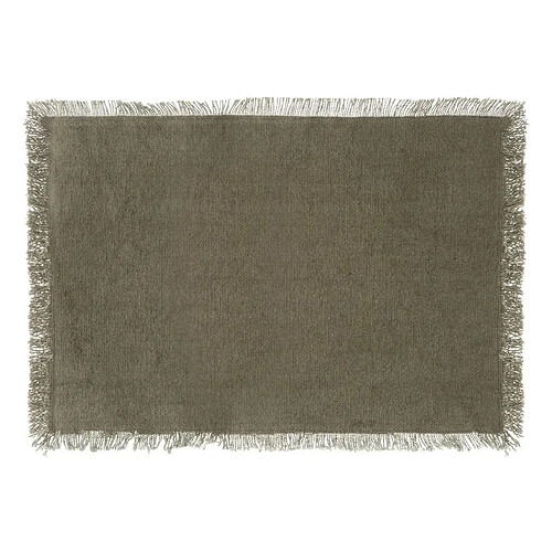 Secret De Gourmet Set de Table Déco Maha 30x45cm Vert Kaki