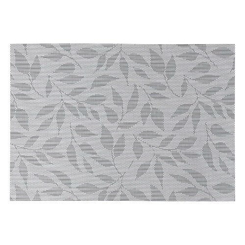 Secret De Gourmet Set de Table Imprimé Alice 33x49cm Gris