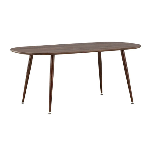 Paris prix Table à manger ovale - Marron
