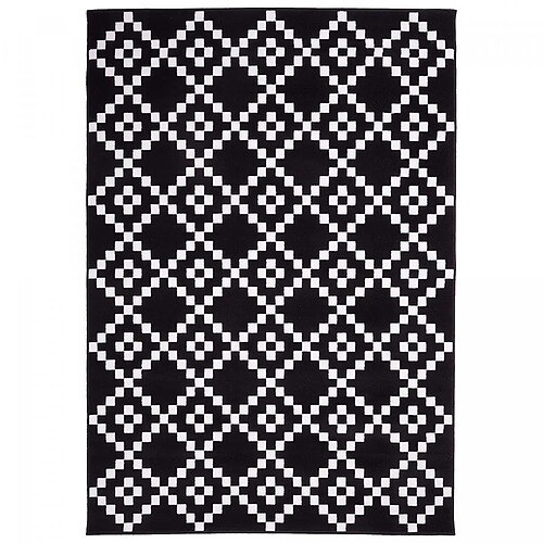 UnAmourDeTapis Un amour de tapis LYN1 LERUM - 60 x 110 cm - Noir