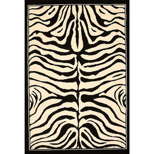 UnAmourDeTapis Un amour de tapis LYN1 ZEBRO - 280x365 cm - Noir