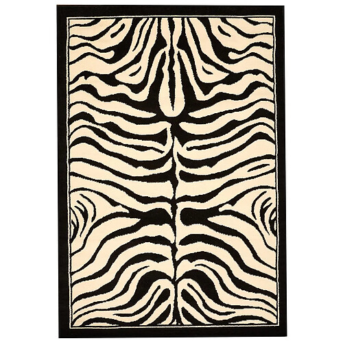 UnAmourDeTapis Un amour de tapis Zebre - 140x200 cm - Noir
