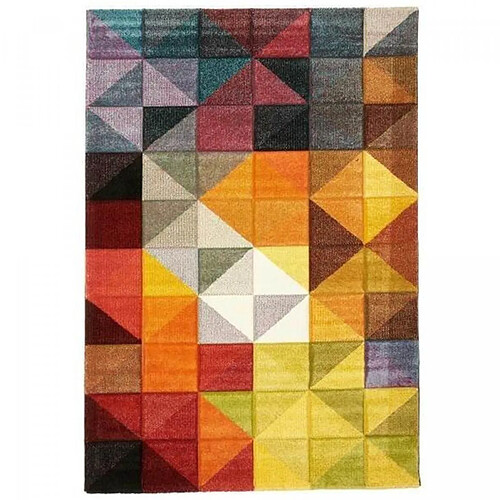 UnAmourDeTapis Un amour de tapis LYN8 MARIX - 120x170 cm - Multicolore