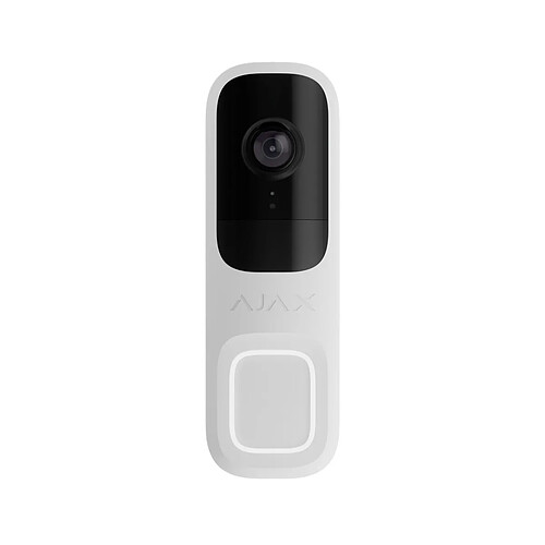 Sonnette Ajax 4MP IA Intégrée Blanche – AJ-DOORBELL-4-W