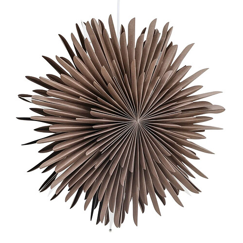 Paris Prix Lampe Suspension Design Selen 46cm Marron
