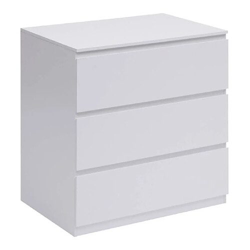 Five simply smart Commode 3 tiroirs design - Blanc