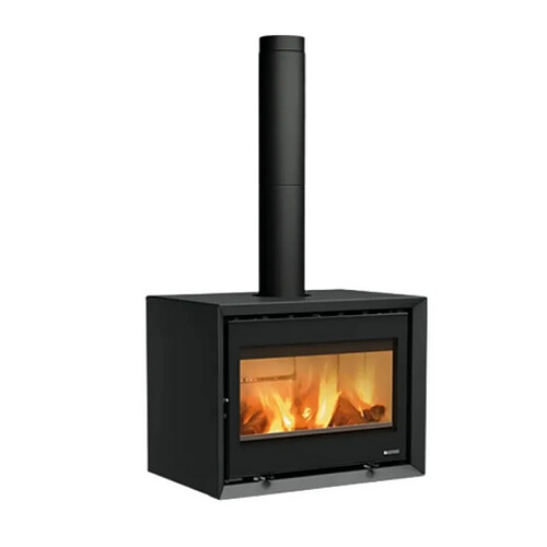 La Nordica Extraflame Poêle à bois 12.4kw noir - DANTE5.0 - NORDICA EXTRAFLAME