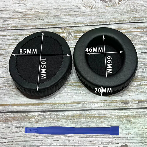 General Coussinets d'oreille casque - Noir