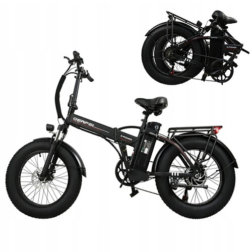 velo electrique pliable GERPSI DZ20 - Moteur 1000W - batterie 48V 16Ah - Autonomie 100km - avec pneus 20"*4.0 - SHIMANO 7 speed