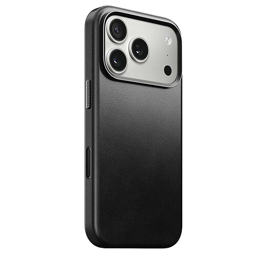 Nomad Coque pour iPhone 17 Pro MagSafe en Cuir Horween Traditional Antichocs Noir