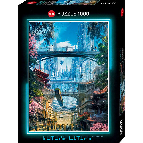 Heye Puzzle Markets District Future Cities - 1000 pièces