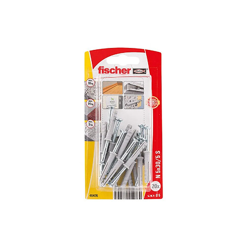 Fischer Cheville à frapper nylon - 5x30 mm