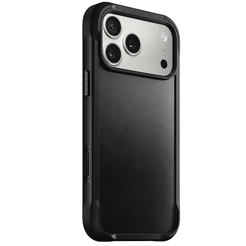 Nomad Coque pour iPhone 17 Pro Max MagSafe en Cuir Horween Rigide Antichocs Noir