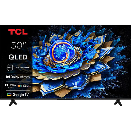 TCL 50T69C - TV QLED 50 (127 cm) - 4K UHD 3840x2160 - HDR10+ - Android TV - 3xHDMI 2.1 - WiFi