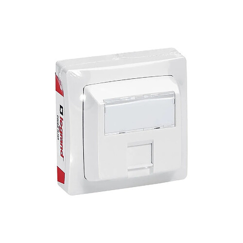 Legrand prise RJ45 multimédia Cat 5e FTP - blanc