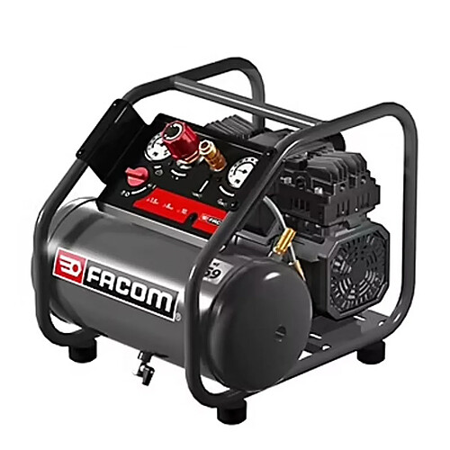 FACOM Compresseur d'air 6 L 1,5 HP - Châssis de chantier