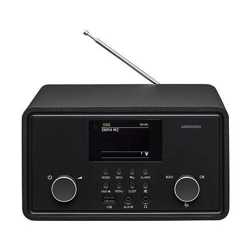 Medion radio Internet DAB - Noir