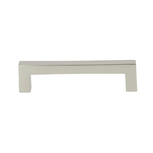 Cadap Poignée barre aluminium - Nickel velours