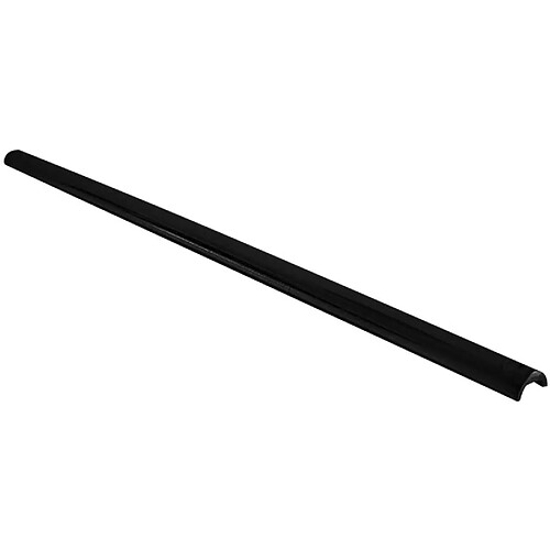 Jardinier Massard J062570 Tringle de crémone demi-ronde 16x8x2500 mm noir
