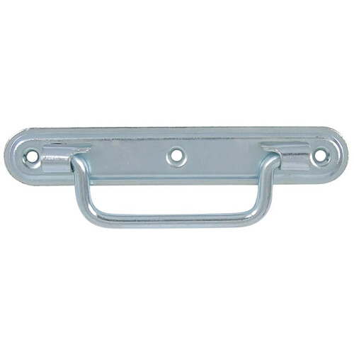 Poignée st Etienne bout rond 160mm zingué blanc JARDINIER MASSARD J529777