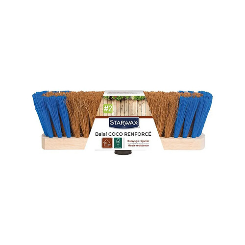 BALAI COCO RENFORCE SOL EXTERIEUR STARWAX - 1505