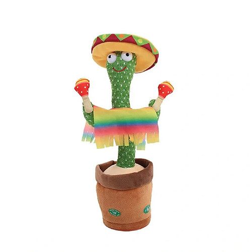 Arzopa Peluche Interactif Cactus en avec sons et chansons répétitifs style maracas mexicaines