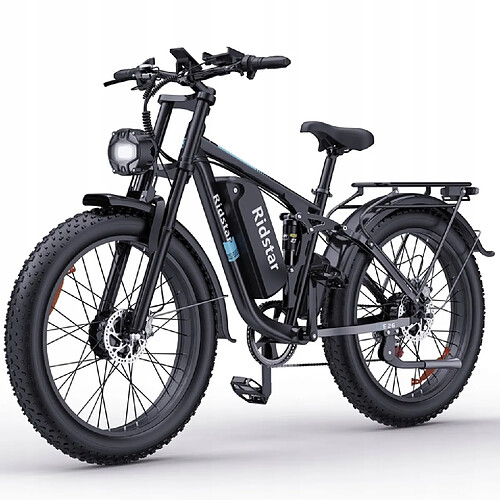 Vélo Électrique Ridstar E26 PRO - Double moteur 2000W - Batterie Amovible 48V 23Ah - Vitesse 50km/h - Roue 26"