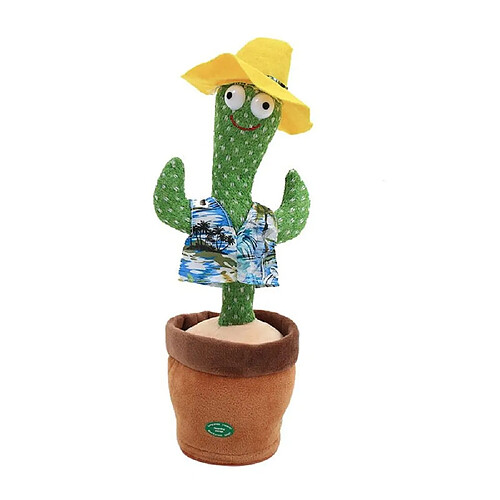 Arzopa Peluche cactus interactif - Vert