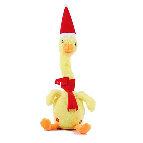 Arzopa Peluche Interactif Canard en avec sons et chansons en boucle style Noël