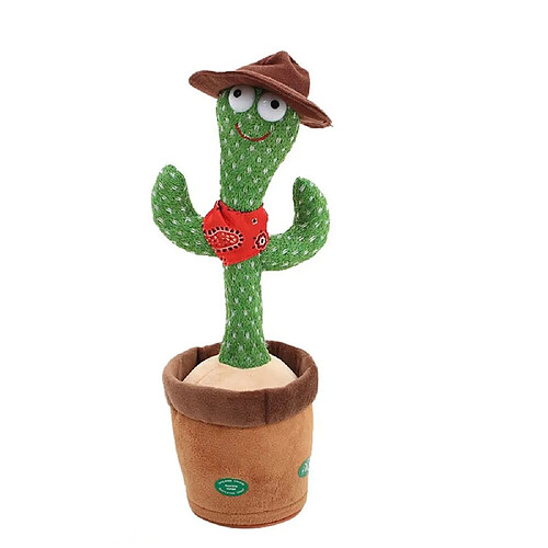 Arzopa Peluche interactive cactus - Bleu jean