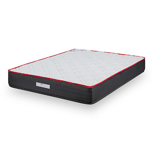 Matelas Energy Mercado do Colchão — mousse haute résilience 25 RS ferme, tissu 3D respirant et maille à l'aloe vera.