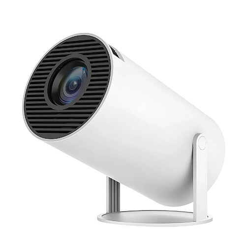 Avizar Vidéoprojecteur Android 11 avec WiFi et Bluetooth Home Cinema Orientable 180° Blanc