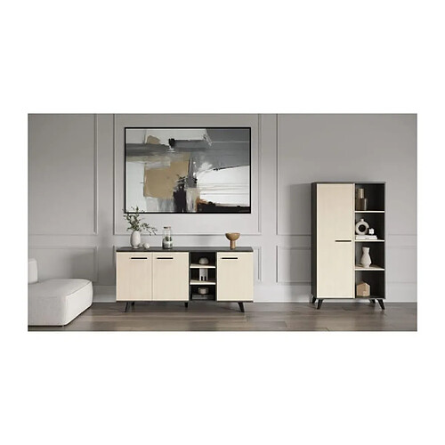 Demeyere Ensemble séjour vaisselier - Chêne