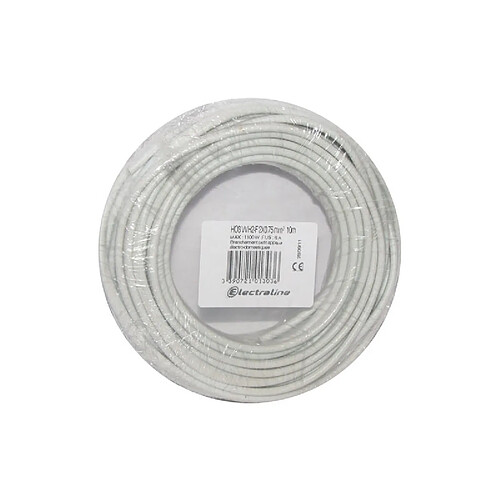 Electraline câble plat H03VVH2-F 2x0,75 mm² - 10 m