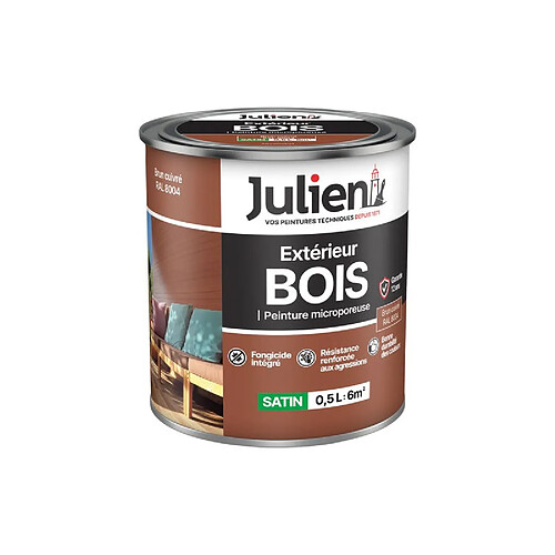 JULIEN BOIS MICROPOREUX BRUN CUIVR.0L5 JULIEN - 5695792