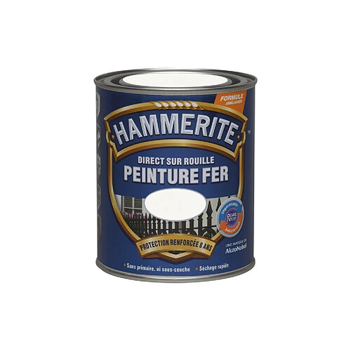 HAMMERITE FER BRI.LAQUE 0.75L ARGENT HAMMERITE - 5094064