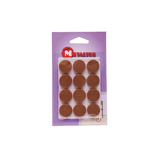 Metaltex Patins feutre adhésifs meuble - Marron