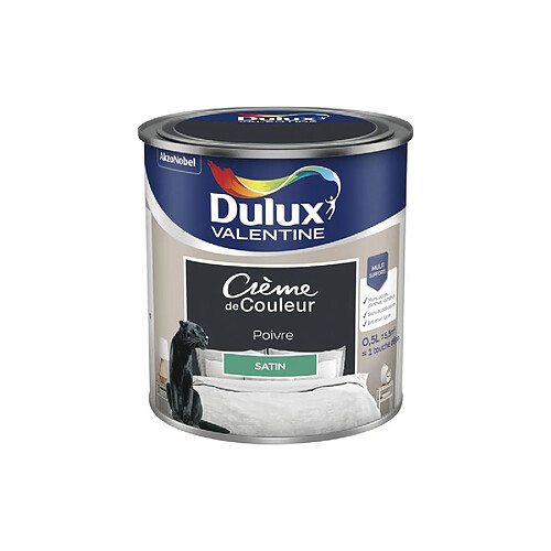 VALENTINE CREME COUL.SAT.0.5L POIVRE DULUX VALENTINE - 5581872