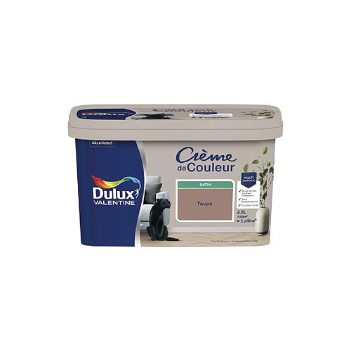 VALENTINE CREME COUL.SAT.2.5L TAUPE DULUX VALENTINE - 5582128