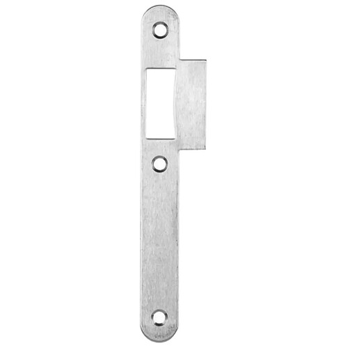 Jpm Gâche plate pour serrure - Inox/noir