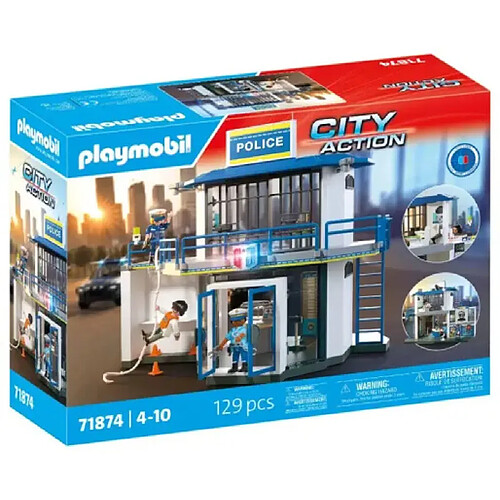 Playmobil® Playmobil Poste de police avec salle de recherches - City Action