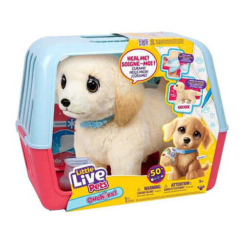 Little live pets peluche interactive Mon chien Ouchies - Multicolore