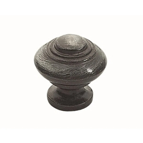 Cadap Bouton de meuble rond régence - Vieux fer