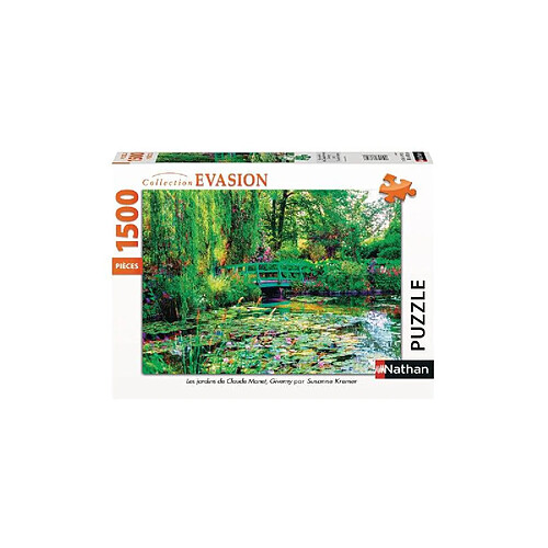 Nathan puzzle Les jardins de Claude Monet - 1500 pièces